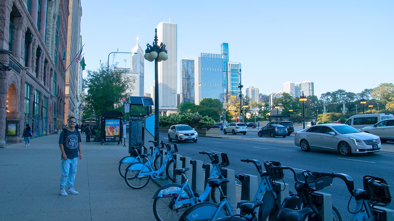 Visitar la ciudad con bicicleta