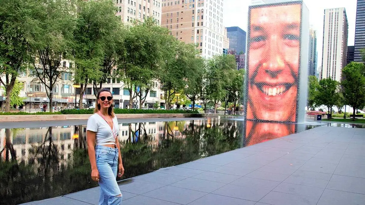 Fuente Crown en Millenium Park​