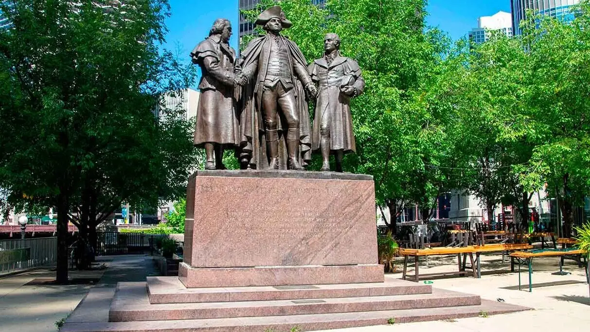 Robert Morris, George Washington, Haym Salomon Memorial​