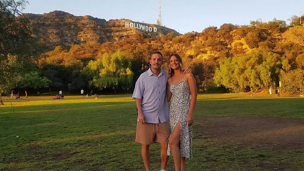 Cartel de Hollywood en Lake Hollywood Park