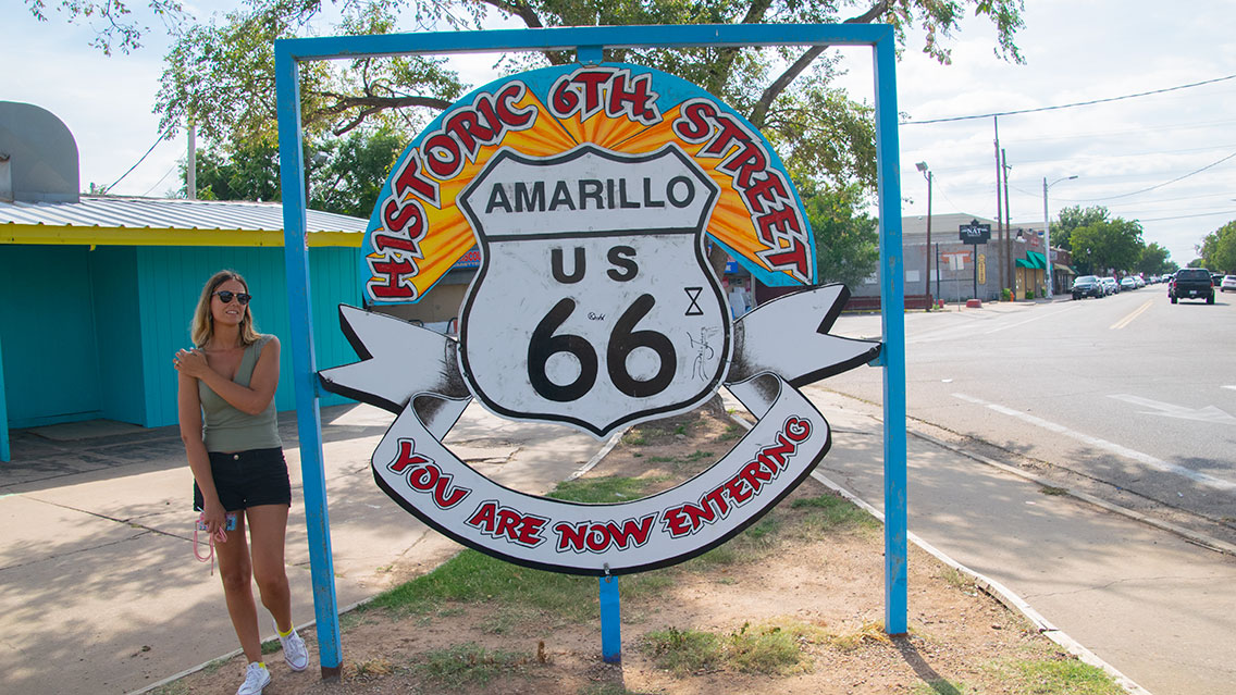 ruta 66 Oklahoma City a Amarillo