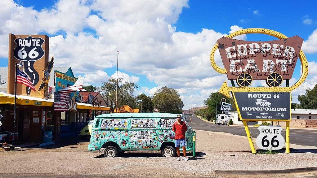 ruta 66 holbrook a las vegas Delgadillo's Snow Camp