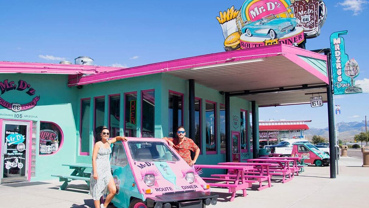 ruta 66 holbrook a las vegas Mr. D'z Diner