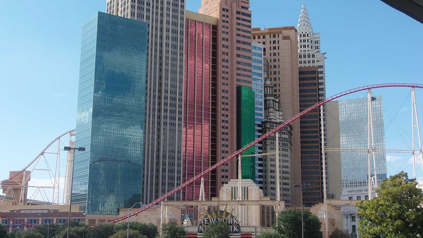 ruta66 las vegas Montaña rusa del Hotel New York - New York