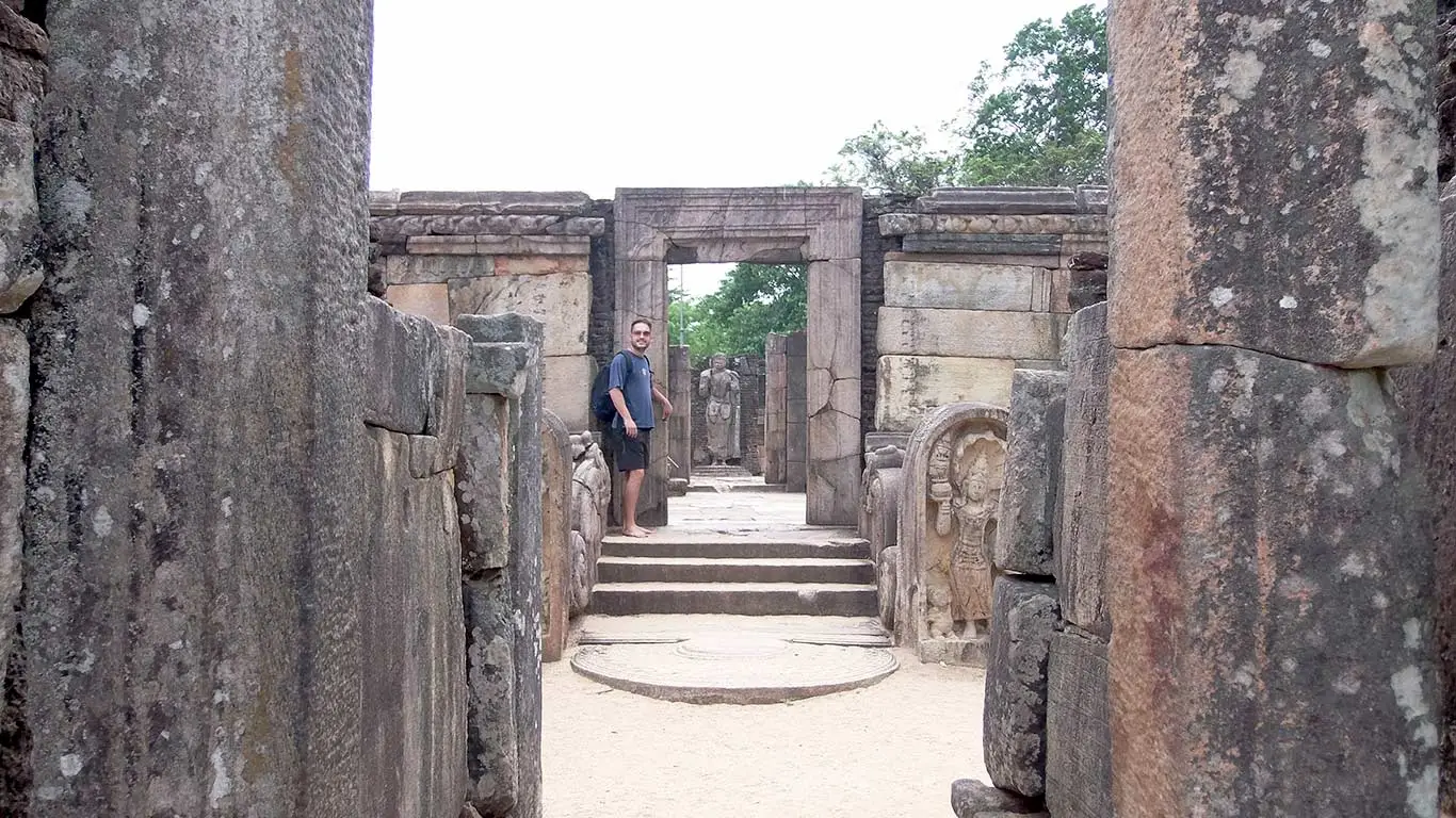 Visitas las arqueologías de Polonnaruwa