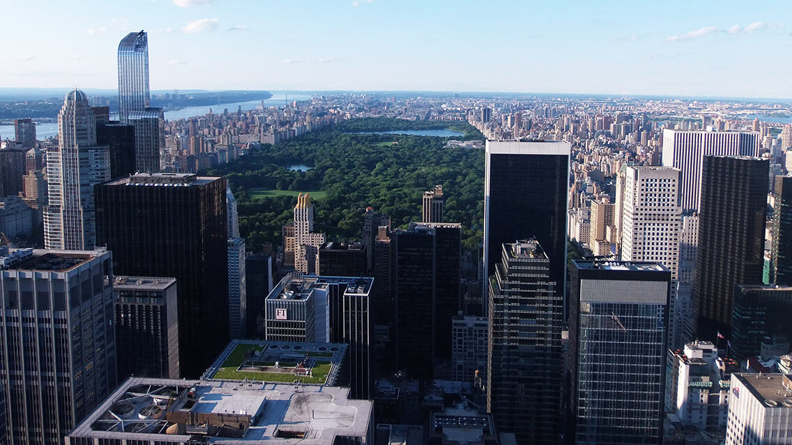 Vistas aéreas de Central Park
