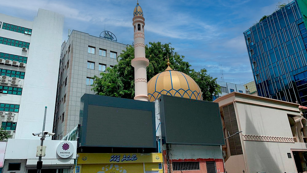 Edificios de la isla de Malé