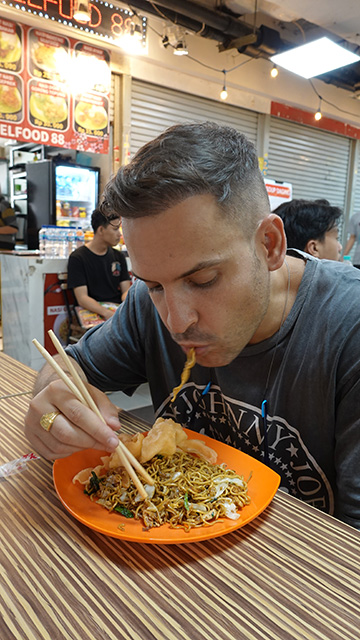 Noodles en Mercados de Yakarta​