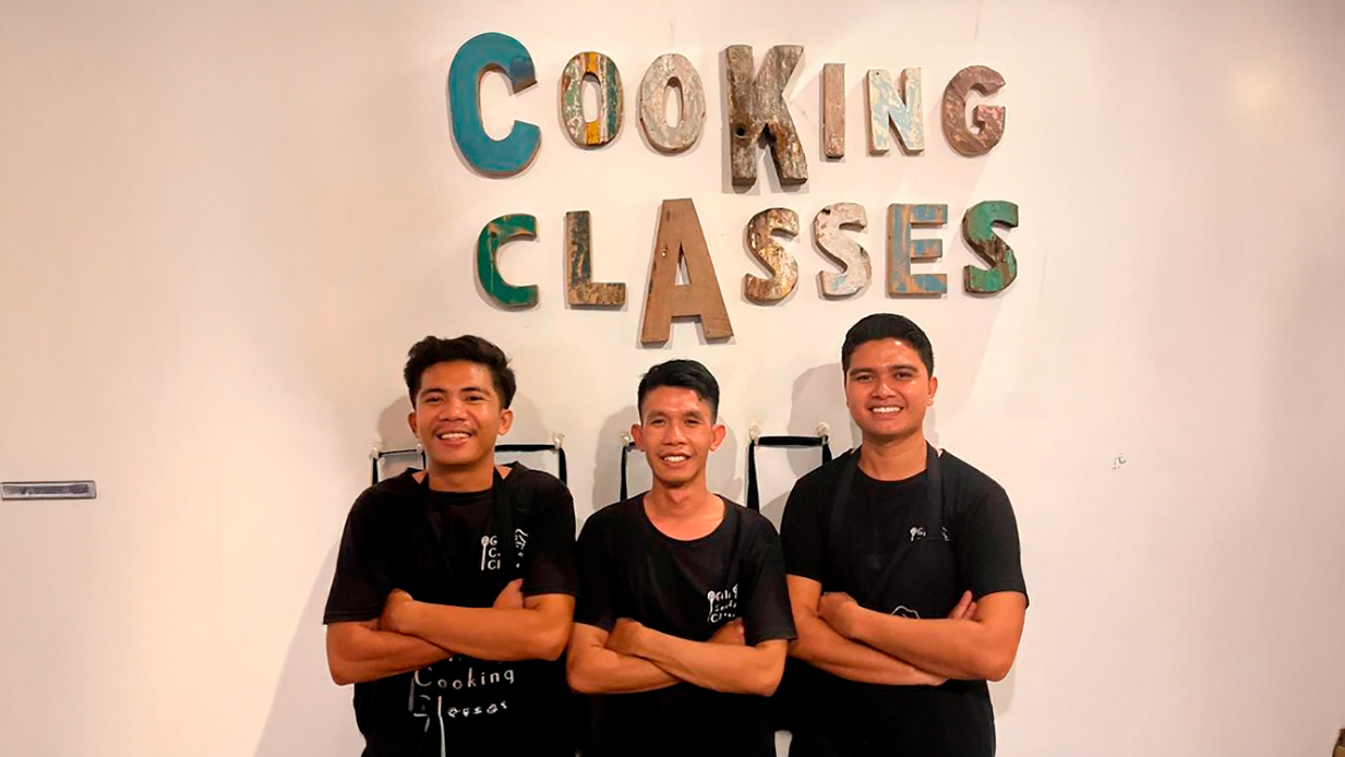 Cocineros de cursos de cocina