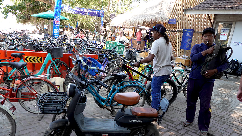 Bicicletas que puedes alquilar en Gili Air