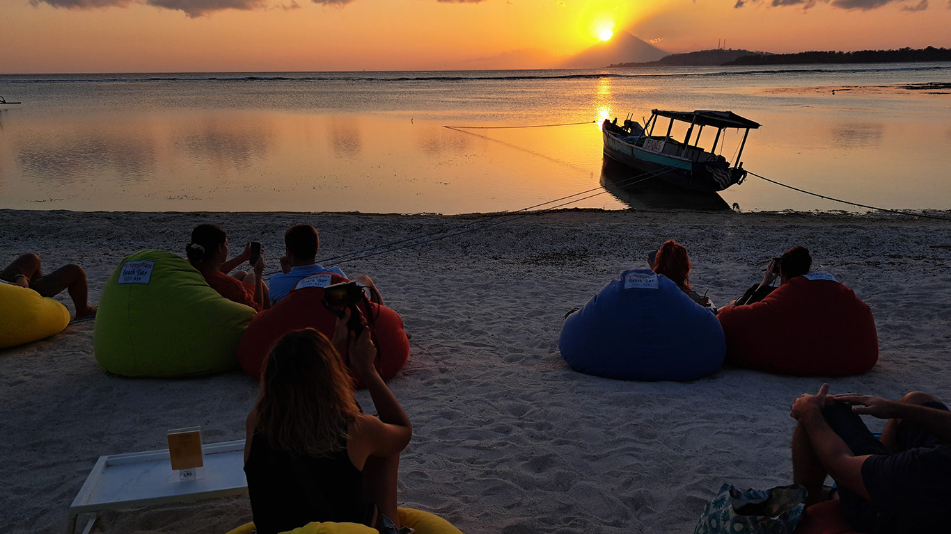 Disfrutar del sunset o el atardecer​