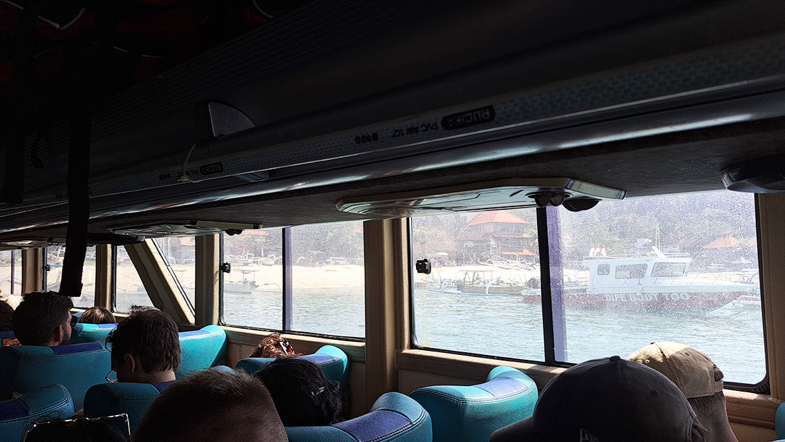 Puedes llegar en barco