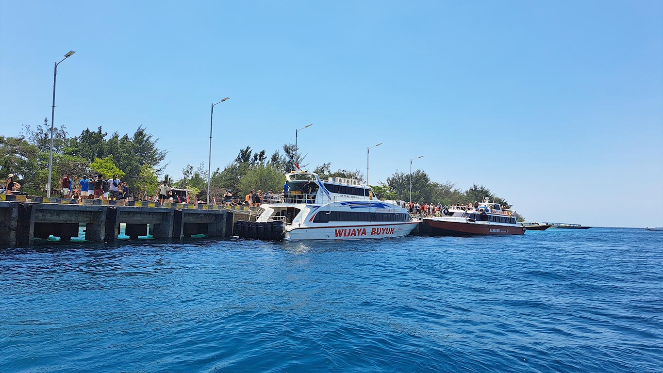 La mejor forma de moverte entre islas es en barco