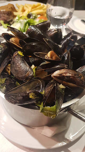 Mejillones con patatas