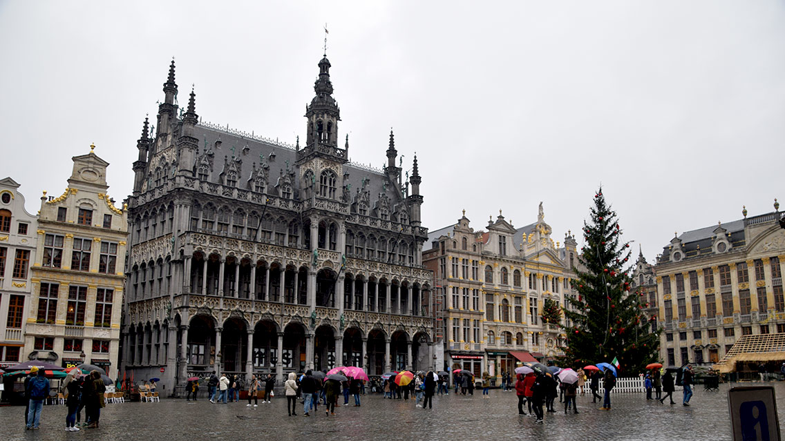 Árbol gigante de la Grand Place