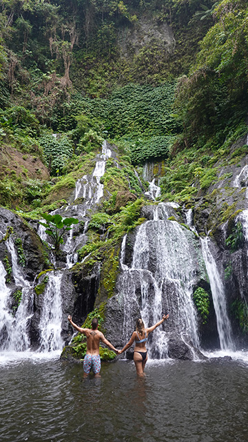 Cascadas Pucak Manik Waterfall