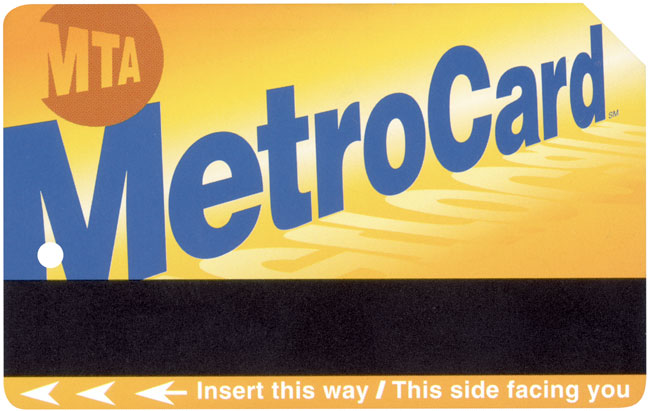 Tarjeta Metrocard en Nueva York