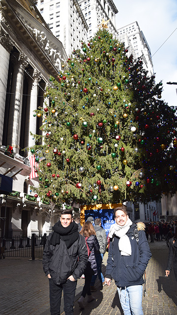 Wall Street en Navidad
