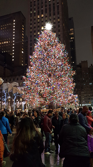 Rockefeller Center y su famoso árbol de Navidad