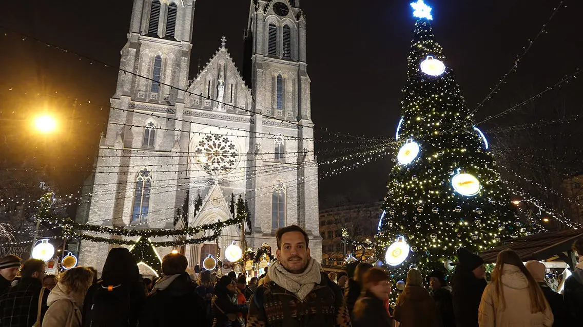 Mercado de Navidad de la Plaza de la Paz