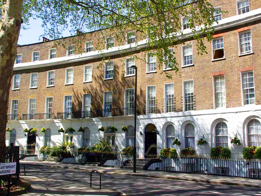 Bloomsbury, edificios de la zona