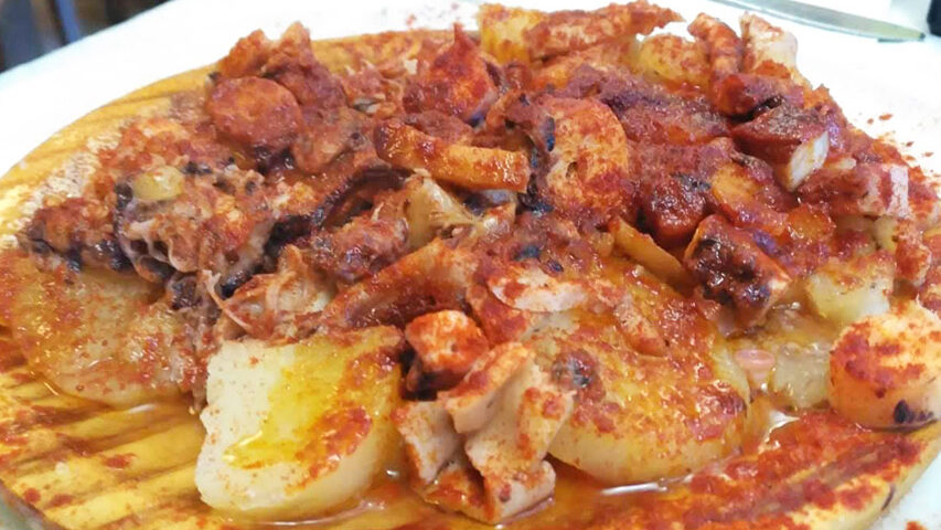 Plato de pulpo