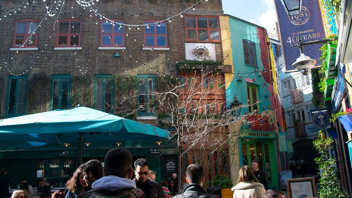 Calles decoradas en Covent Garden