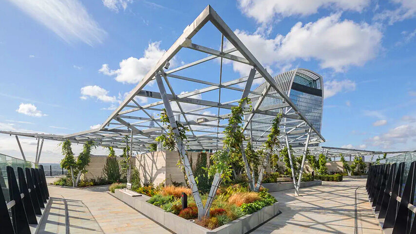 Jardín desde el The Garden at 120