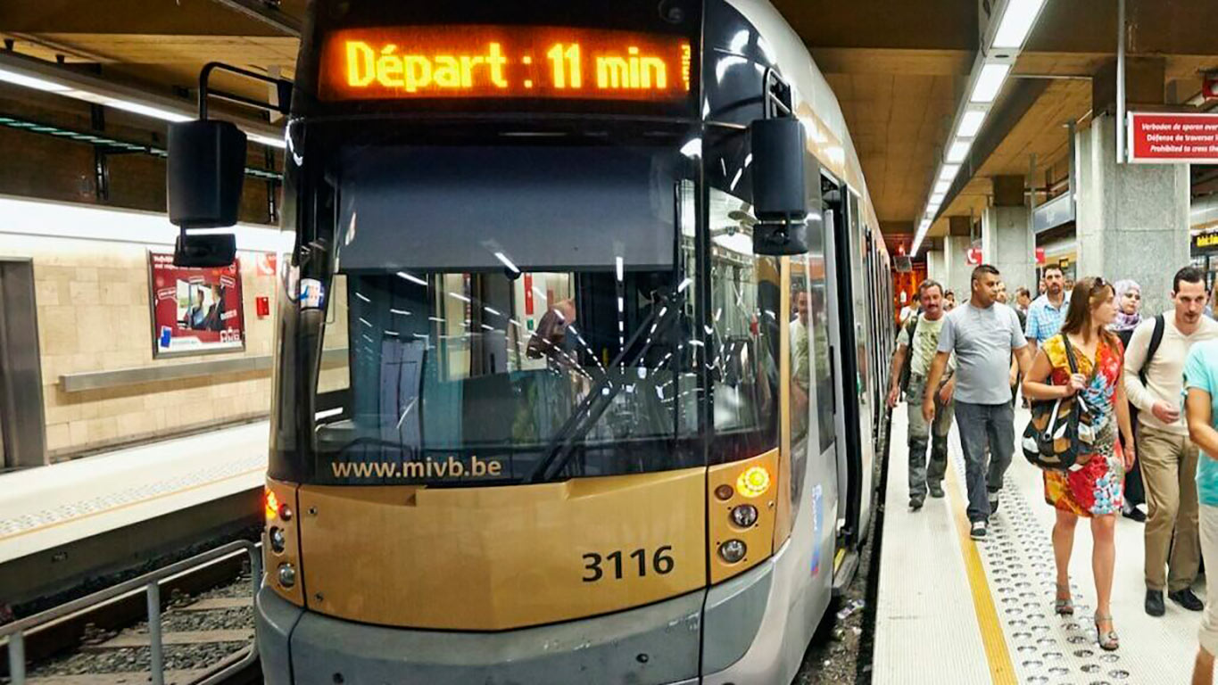Tranvía Bruselas, una manera cómoda