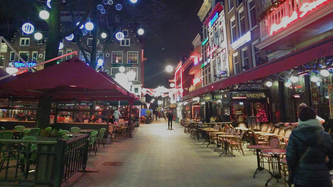 Plaza de Leidseplein, la zona más animada