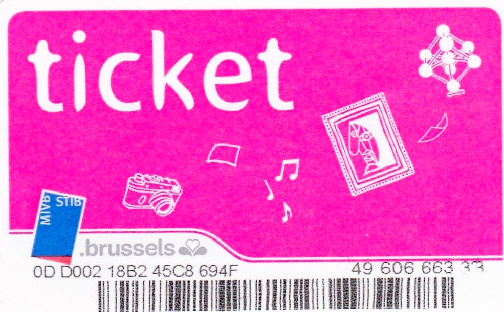 Ticket de Bruselas