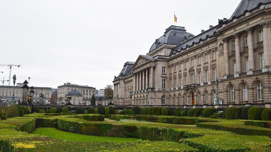 Jardines del Palacio Real de Bruselas