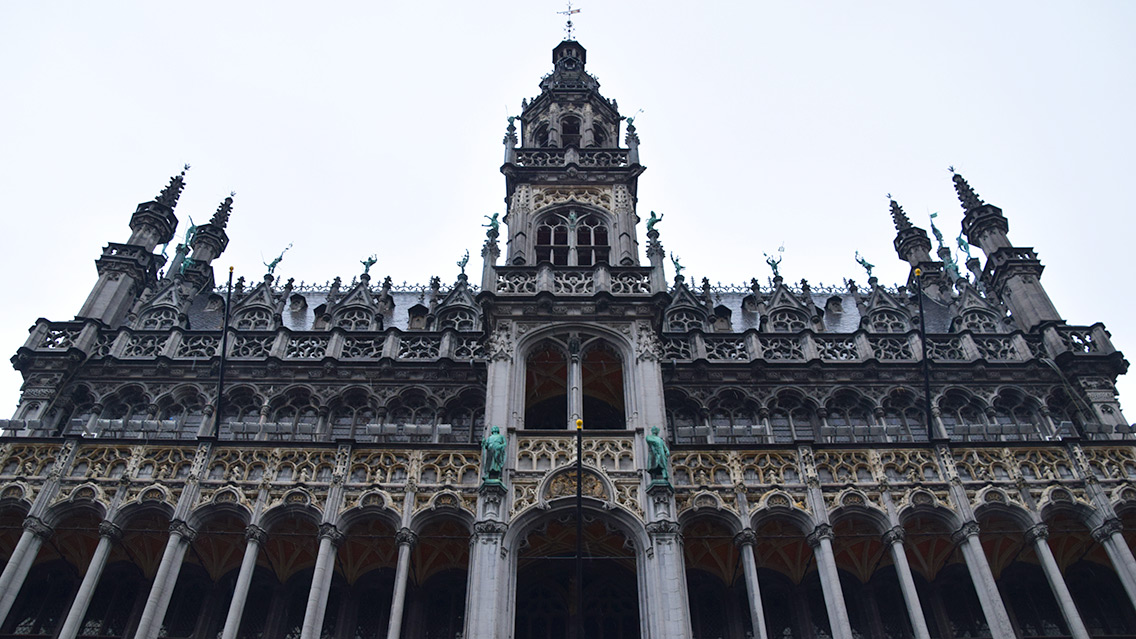Edificio histórico de Le Grand Place de Bruselas