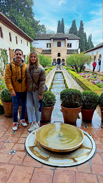 Interior jardines Generalife
