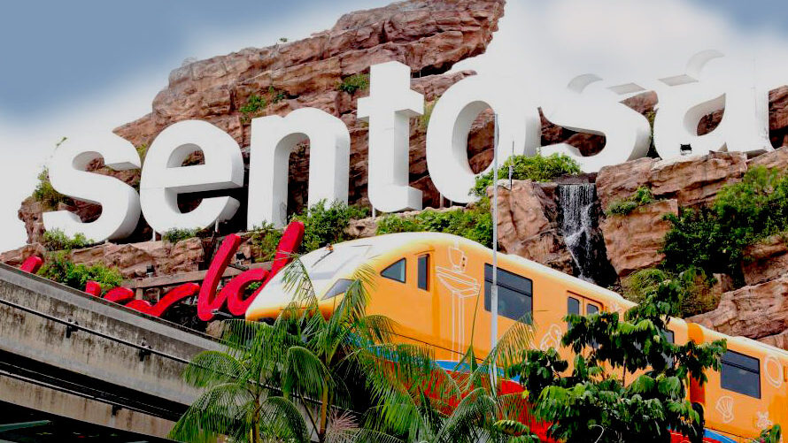 Tren de la isla de Sentosa