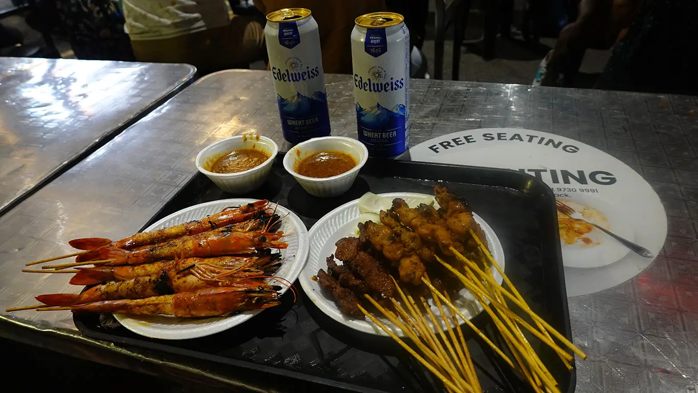 Satay es un pincho de carne