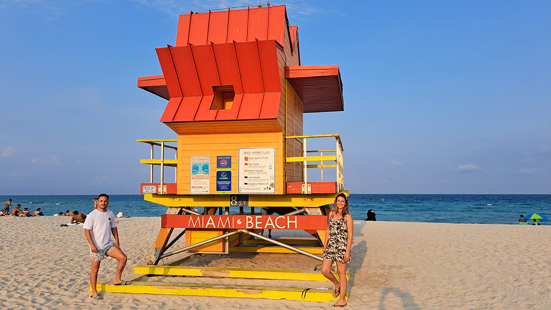 Hazte una foto en las famosas casetas de los socorristas