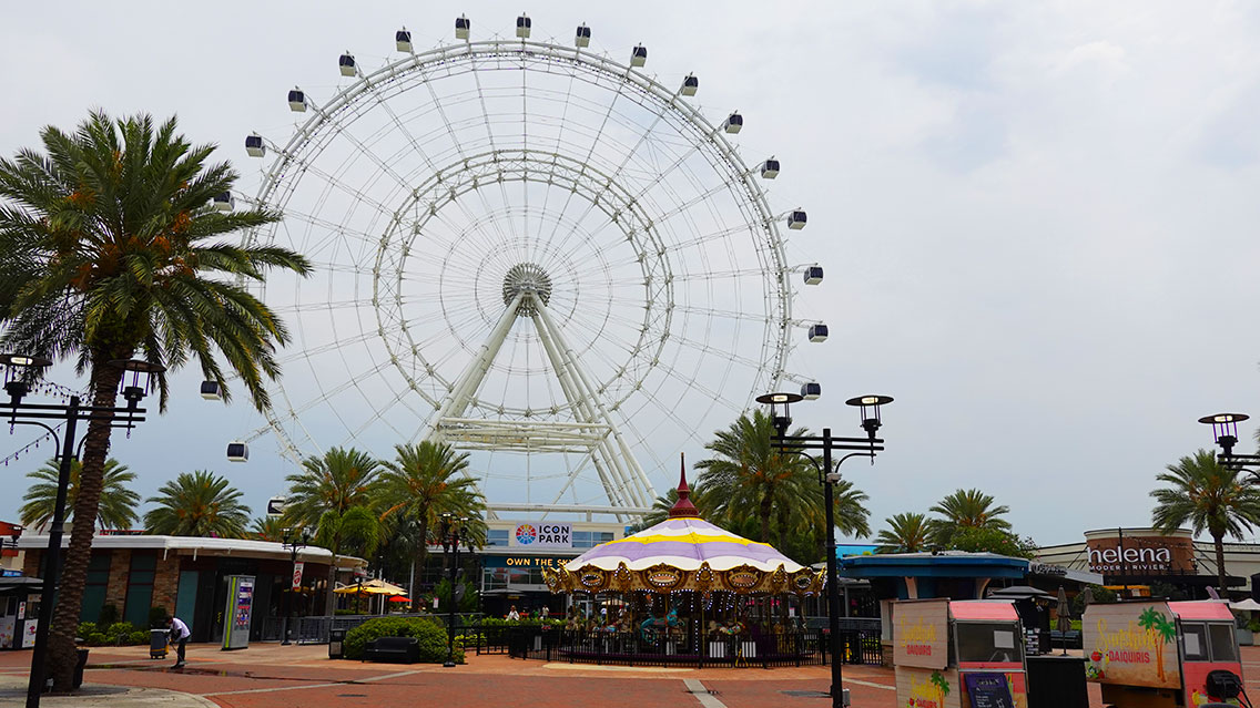 Es la noria más famosa de la ciudad