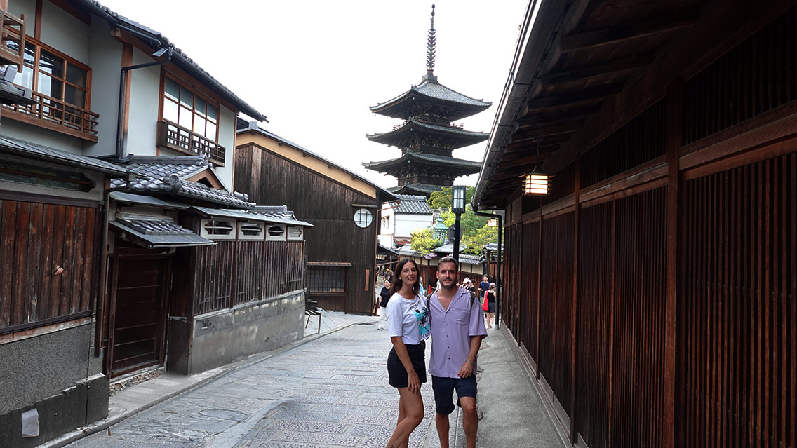 Una de las pagodas más famosas de Kioto