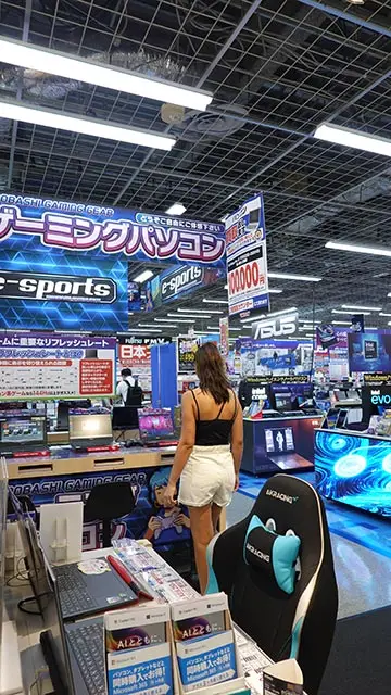 EL barrio de la electrónica y el manga