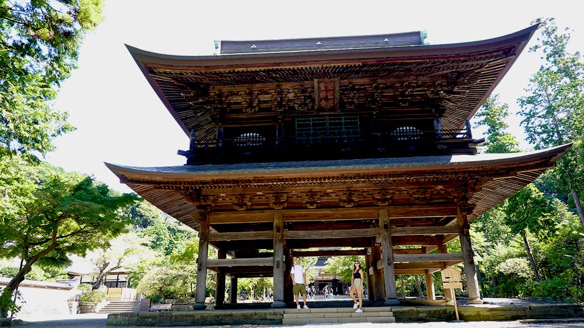 Entrada a templo japonés