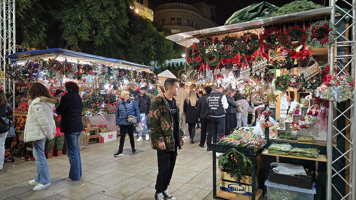 Paradas del mercadillo de Santa Lucia