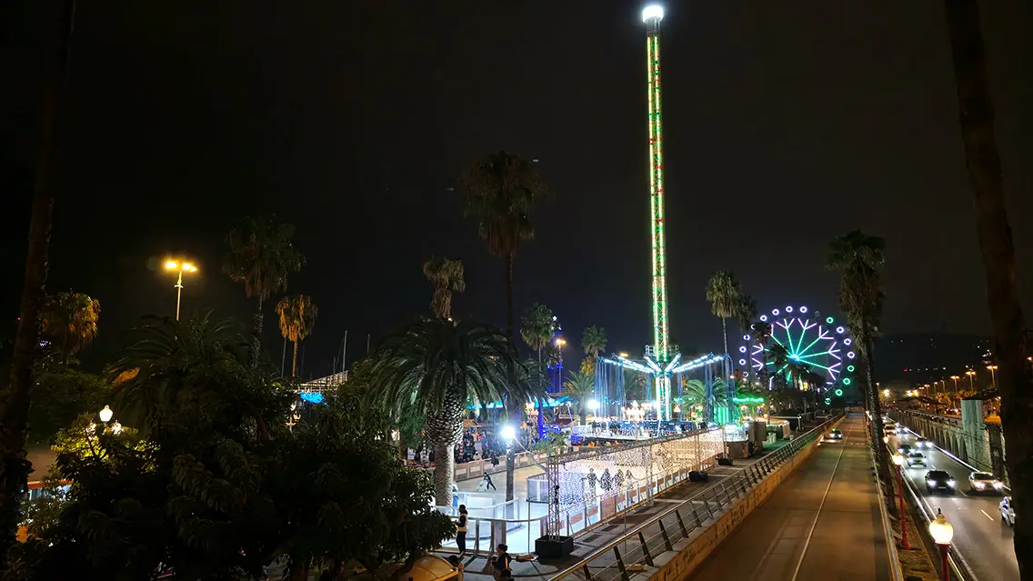 Vista aérea del mercadillo