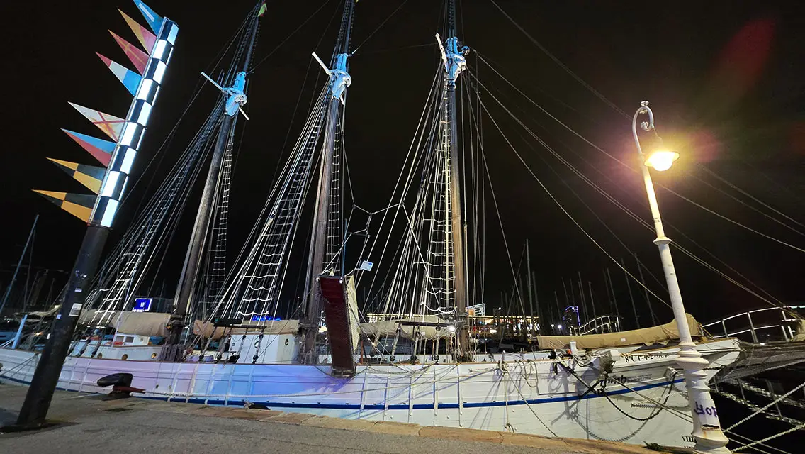 Barco Santa Eulalia, donde llegan los Reyes Magos