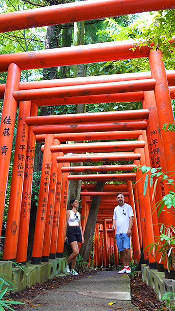 Toris del Santuario Ishiura