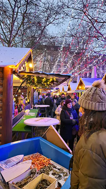 Mercado en La Place Carnot