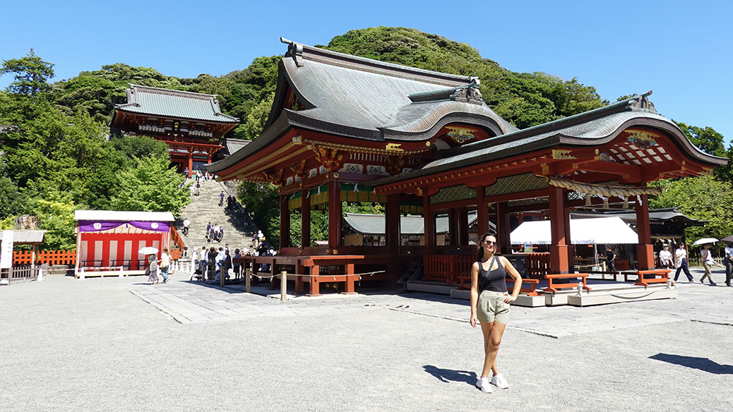 Exterior del Templo Tsurugaoka
