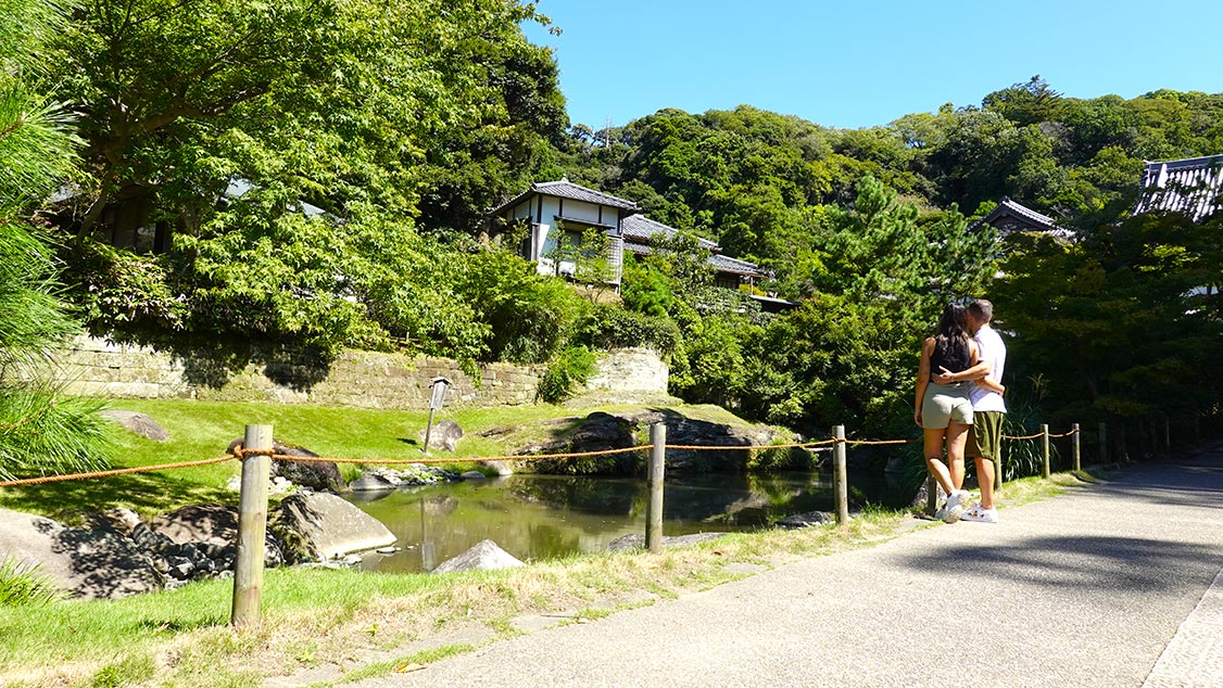 Jardín exterior del Templo zen Kencho-ji