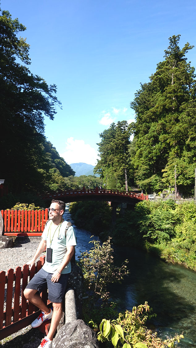 Puente rojo de Nikko