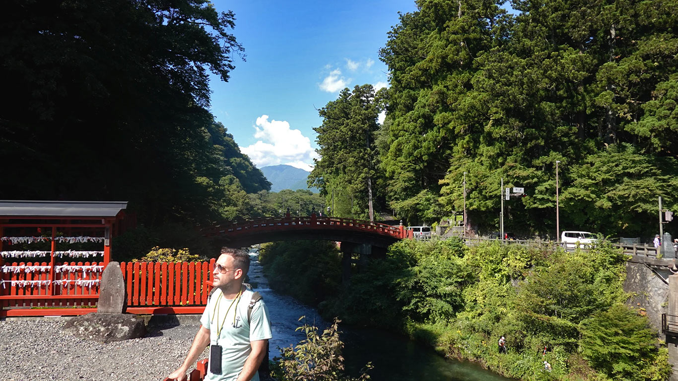 que ver en nikko en un día. Puente rojo de Nikko
